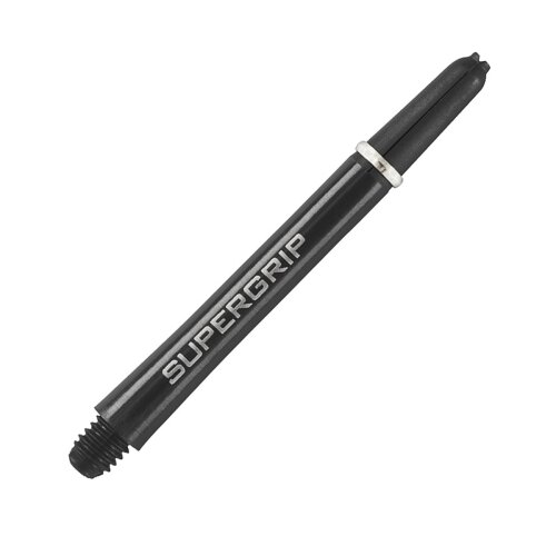Dartschaft Harrows Supergrip Shaft Black Silver Medium