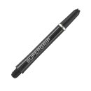 Dartschaft Harrows Supergrip Shaft Black Silver Medium