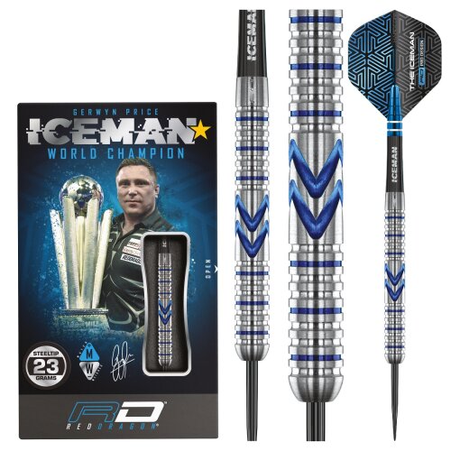 3er Set Steeldarts Red Dragon Gerwyn Price Midnight 25g