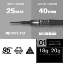 3er Set Softdarts Target Phil Taylor RAW Power GEN 11 20 g