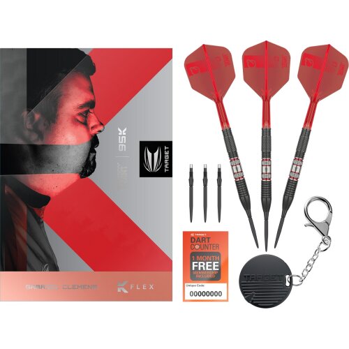 3er Set Steeldarts Target Gabriel Clemens German Giant 95K SP 23 g