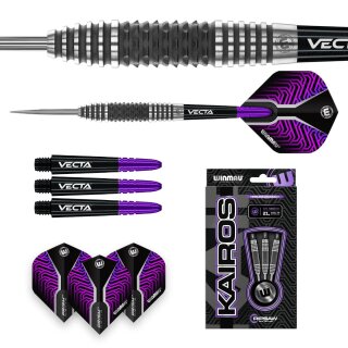 3er Set Steeldarts Winmau Kairos 01