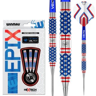 3er Set Steeldarts Winmau Epix