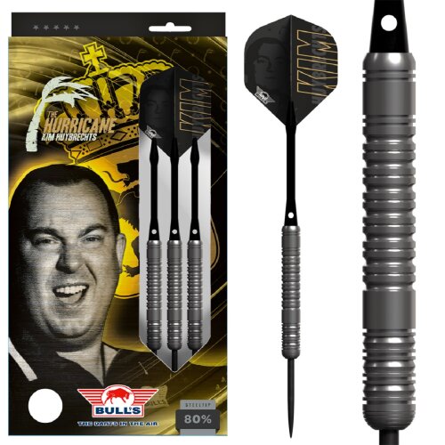 3er Set Steeldarts Bulls Kim "The Hurricane" Huybrechts 25 g