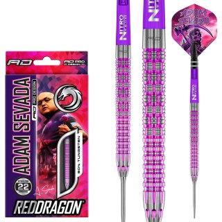 3er Set Steeldarts Red Dragon Adam Sevada