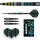 3er Set Steeldarts Red Dragon Dragonfly 95 Black Tapered 25 g
