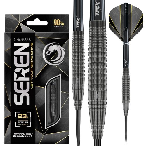 3er Set Steeldarts Red Dragon Seren Onyx No 4