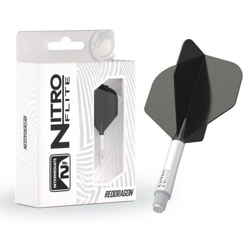 Red Dragon Nitro Flite No.2 White/Black