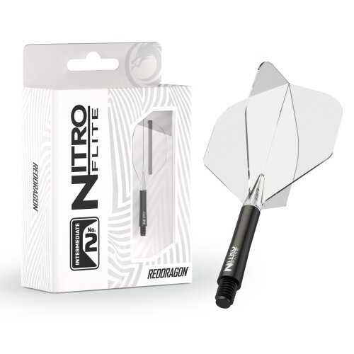 Red Dragon Nitro Flite No.2 Black/Clear