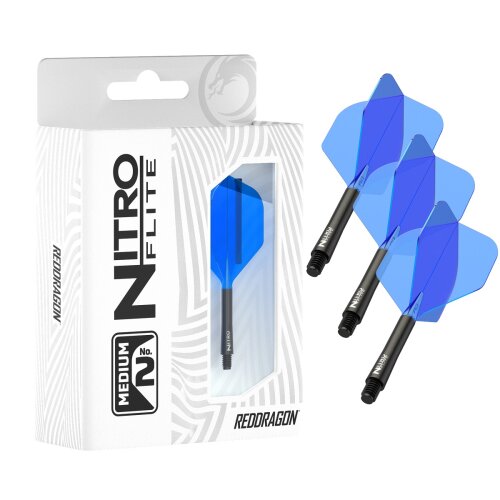 Red Dragon Nitro Flite No.2 Black/Blue