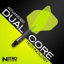 Red Dragon Nitro Flite No.2 Black/Yellow Inter - 22,5 mm