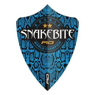 Dart Flights Red Dragon Hardcore snakebite  freestyle blue Skin 6708