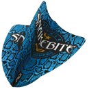 Dart Flights Red Dragon Hardcore snakebite  freestyle blue Skin 6708