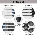 3er Set Steeldarts Target Jeffrey de Graaf Gen1