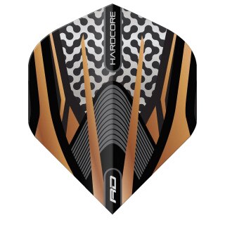 Dart Flights Red Dragon Hardcore Black & Gold 6961