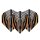 Dart Flights Red Dragon Hardcore Black & Gold 6961