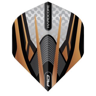 Dart Flights Red Dragon Hardcore White & Gold 6962