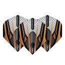 Dart Flights Red Dragon Hardcore White & Gold 6962