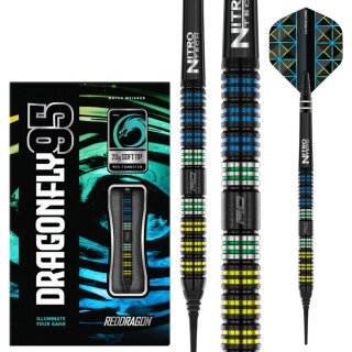 3er Set Softdarts Red Dragon Dragonfly 95 Tapered