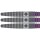 3er Set Steeldarts Unicorn Amethyst 4