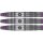 3er Set Steeldarts Unicorn Amethyst 2