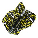 Dart Flights Red Dragon Black & Yellow 6923