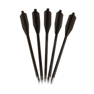 12 schwarze Kunststoffbolzen